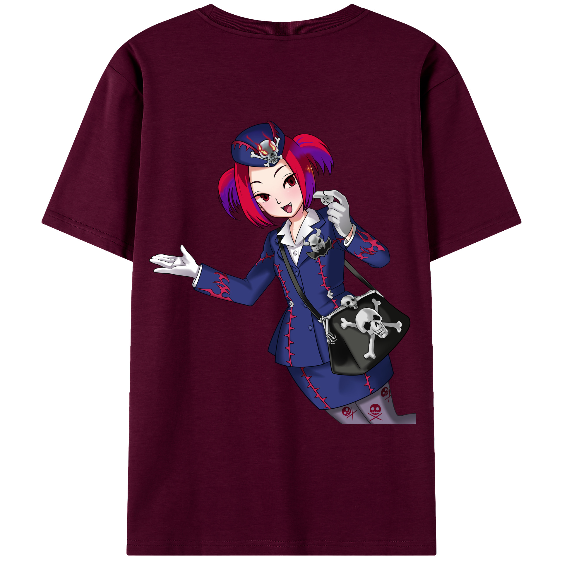 （画像用） 遊☆戯☆王 Yu-Gi-Oh! レディース半袖Tシャツ(バックプリント)